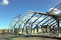 Staalconstructies staalbouw metalen balken spanten dragers draagbalken bouwconstructies